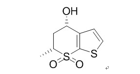 (4S,6R)-5,6-Dihydro-4-hydroxy-6-methylthieno[2,3-b]thiopyran-7,7-dioxide