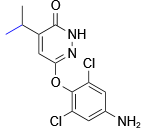 6-(4-amino-2,6-dichlorophenoxy)-4-isopropylpyridazin-3(2H)-one